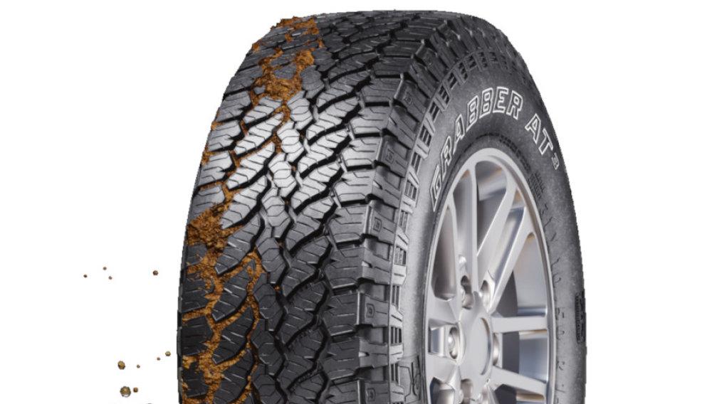 GENERAL TIRE GRABBER AT3 265/60R18 110H, OWL