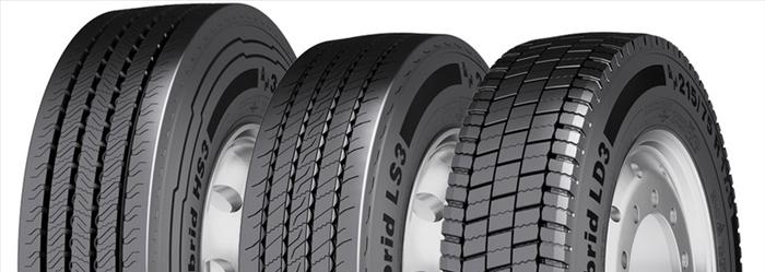 CONTINENTAL CONTI HYBRID LS3 245/70R17.5 136/134M