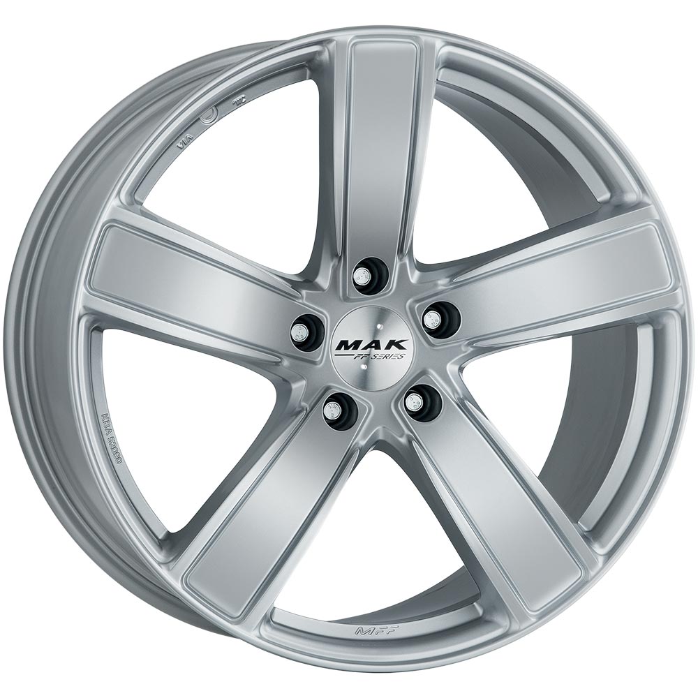 MAK TURISMO-D-FF SILVER CB71.6 11.5X20 5X130 ET63