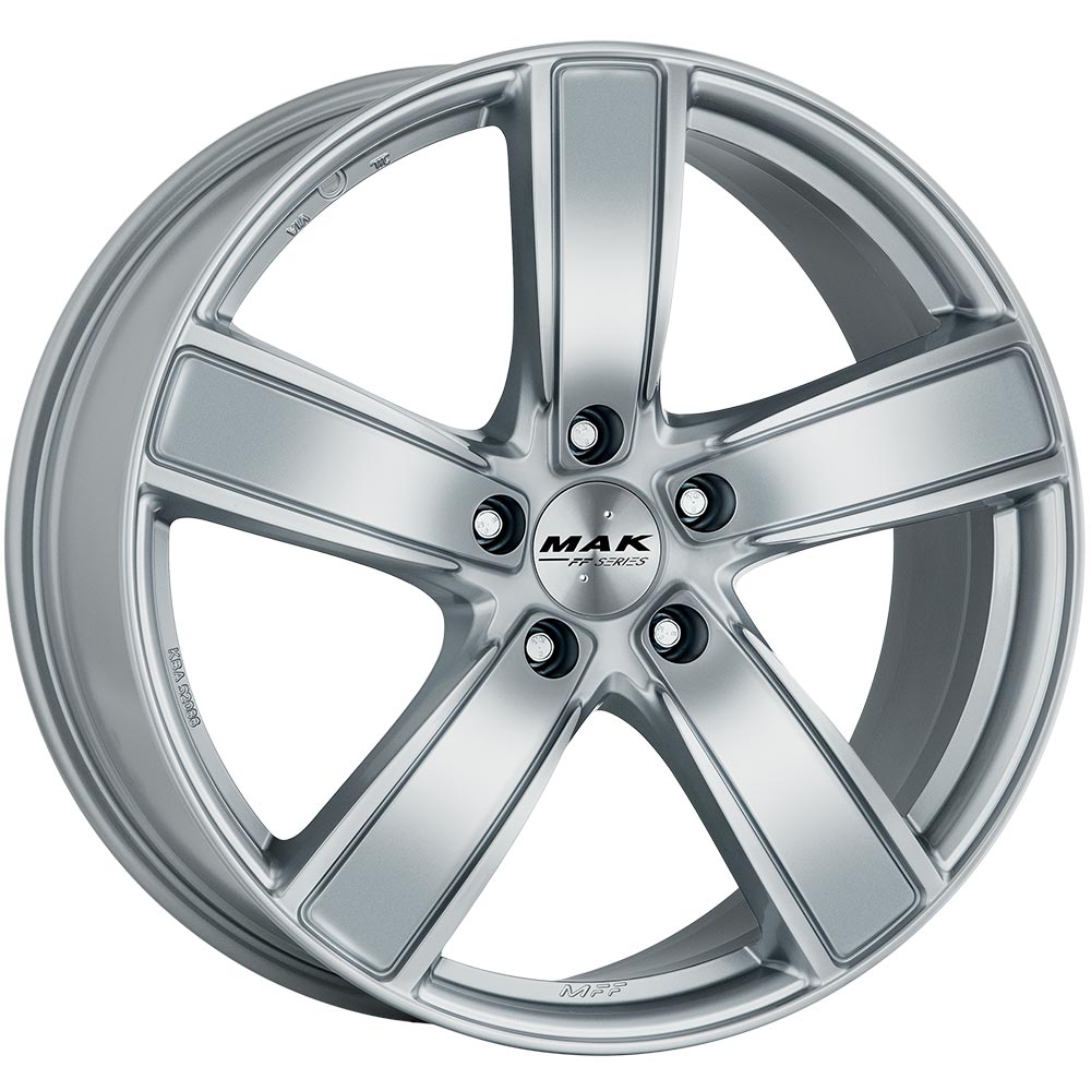 MAK TURISMO-FF SILVER CB71.6 9.5X20 5X130 ET71
